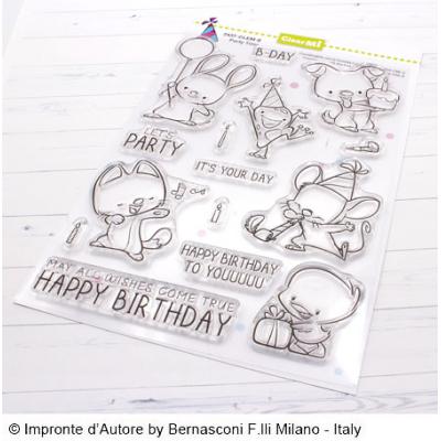 Impronte d’Autore Clear Stamps - Party Time (englisch)